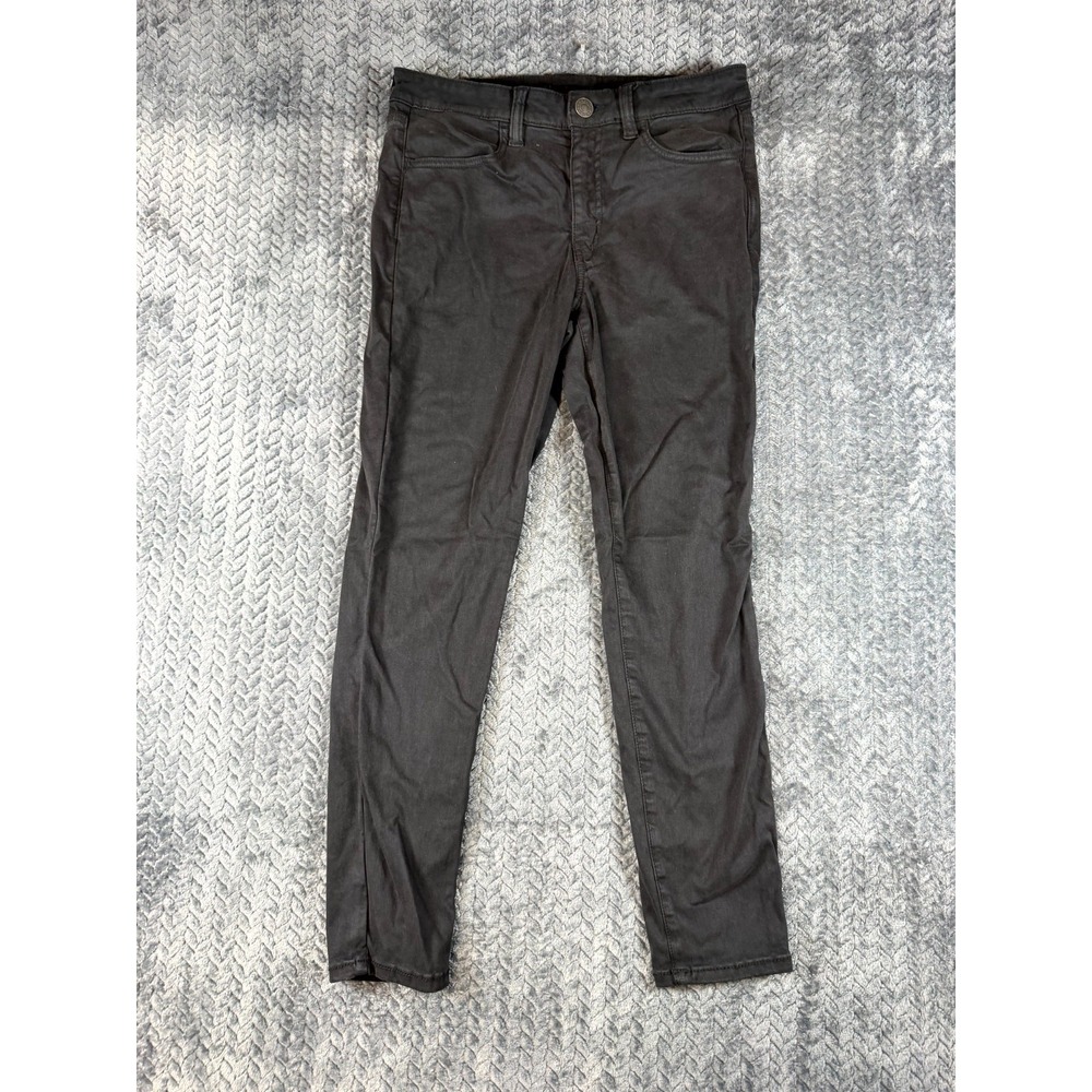 American Eagle Outfitters Next Level Stretch Jeans Womens 8 Black Cotton Stretch